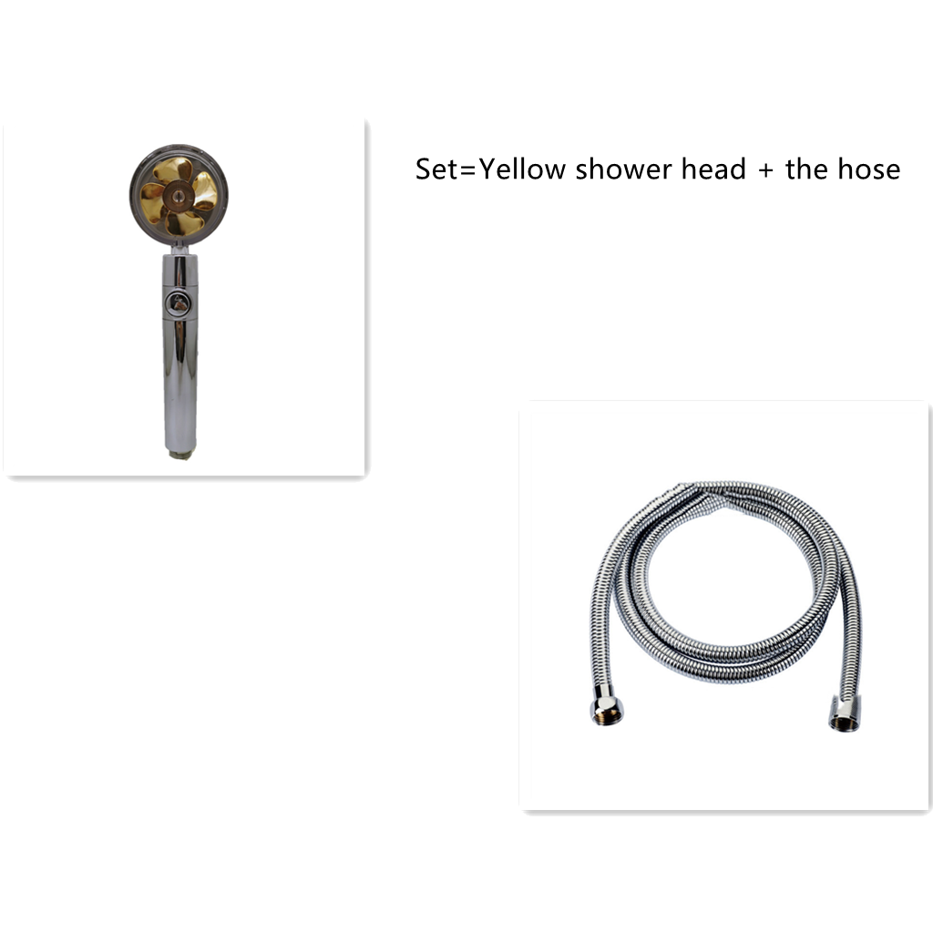 Shower Head with Hard Water Filter High Pressure Propeller Fan and Pause Button Kdf 55 - Image 10