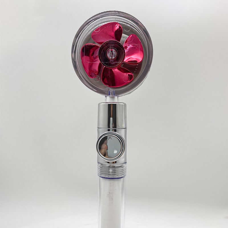 Shower Head with Hard Water Filter High Pressure Propeller Fan and Pause Button Kdf 55 - Image 16
