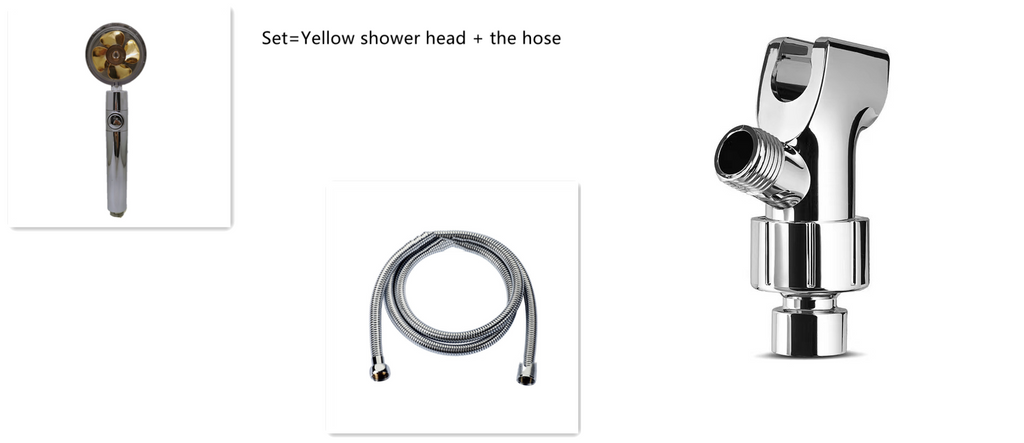Shower Head with Hard Water Filter High Pressure Propeller Fan and Pause Button Kdf 55 - Image 32