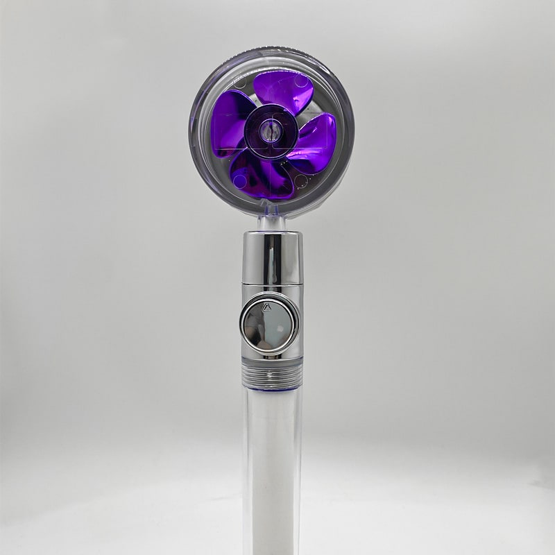 Shower Head with Hard Water Filter High Pressure Propeller Fan and Pause Button Kdf 55 - Image 4