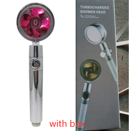 Shower Head with Hard Water Filter High Pressure Propeller Fan and Pause Button Kdf 55 - Image 44