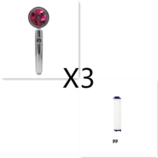 Shower Head with Hard Water Filter High Pressure Propeller Fan and Pause Button Kdf 55 - Image 59