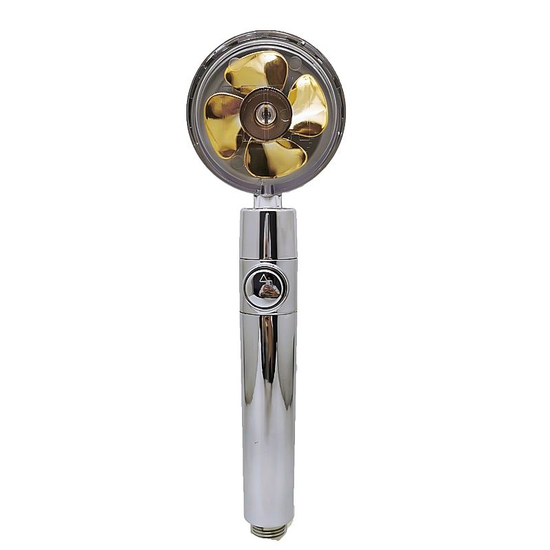 Shower Head with Hard Water Filter High Pressure Propeller Fan and Pause Button Kdf 55 - Image 62