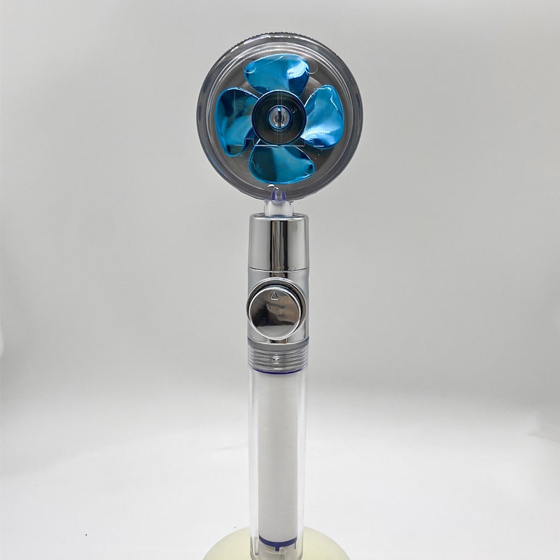 Shower Head with Hard Water Filter High Pressure Propeller Fan and Pause Button Kdf 55 - Image 7