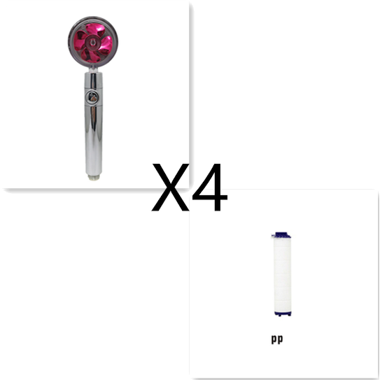 Shower Head with Hard Water Filter High Pressure Propeller Fan and Pause Button Kdf 55 - Image 71
