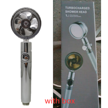 Shower Head with Hard Water Filter High Pressure Propeller Fan and Pause Button Kdf 55 - Image 89