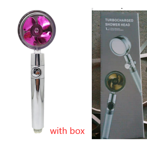 Shower Head with Hard Water Filter High Pressure Propeller Fan and Pause Button Kdf 55 - Image 99