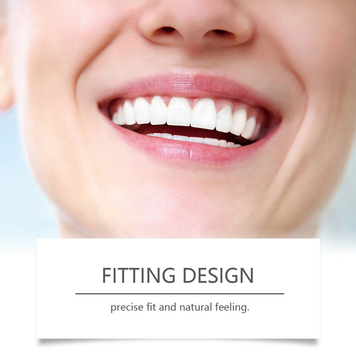 Snap on Veneers Custom Fit Moldable Teeth with Artificial Gums and Storage Case - Image 3