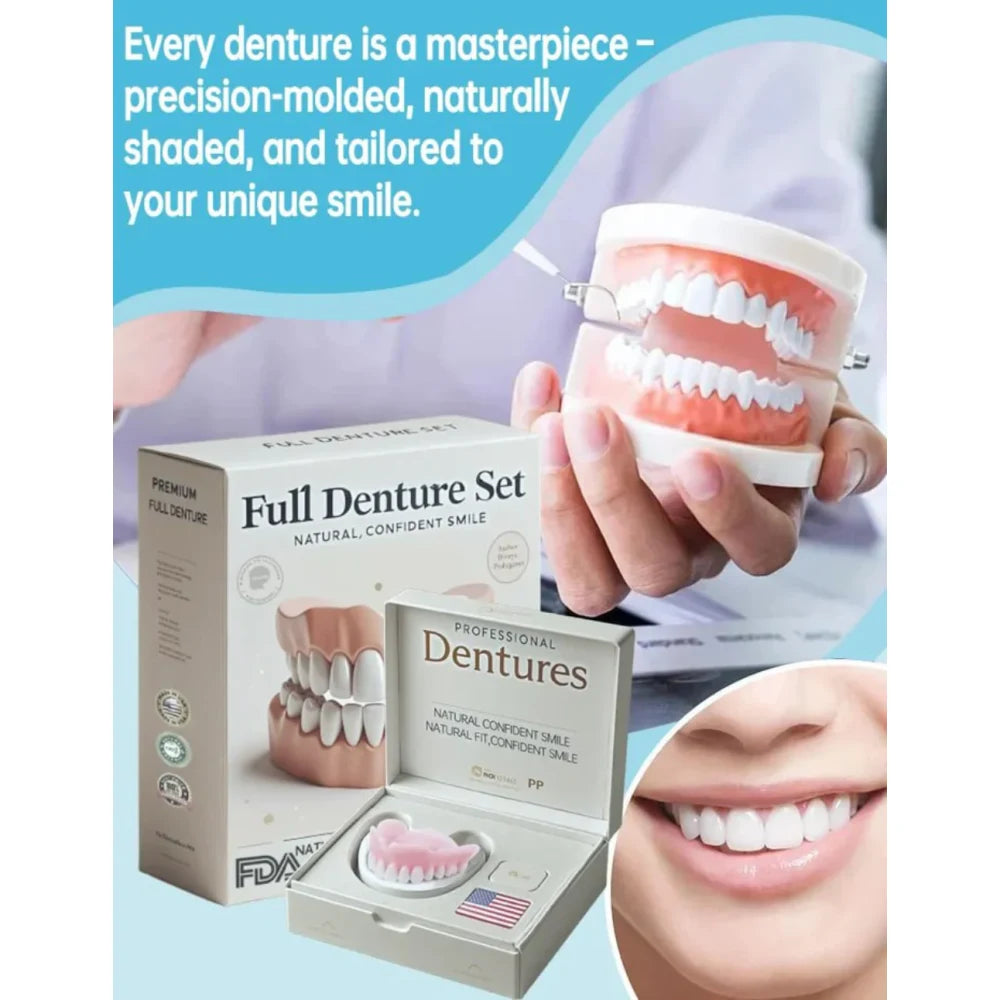 Snap on Veneers Upper and Lower Teeth with Moldable Cosmetic Fake for Temporary Wear - Image 2