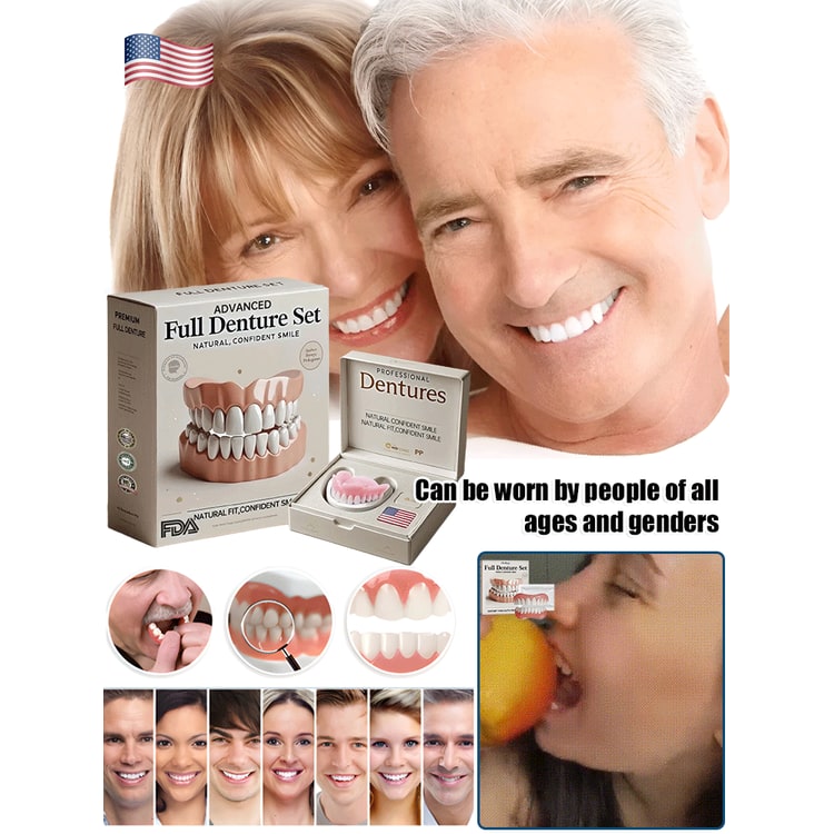 Snap on Veneers Upper and Lower Teeth with Moldable Cosmetic Fake for Temporary Wear - Image 7