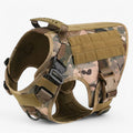 Tactical Dog Harness Vest with Control Handle and Front Clip for Training - Image 1