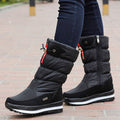 Waterproof Insulated Mid-Calf with Side Zipper and Non-Slip Sole - Image 4