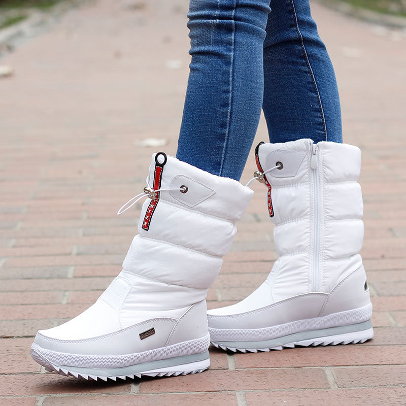Waterproof Insulated Mid-Calf with Side Zipper and Non-Slip Sole - Image 5