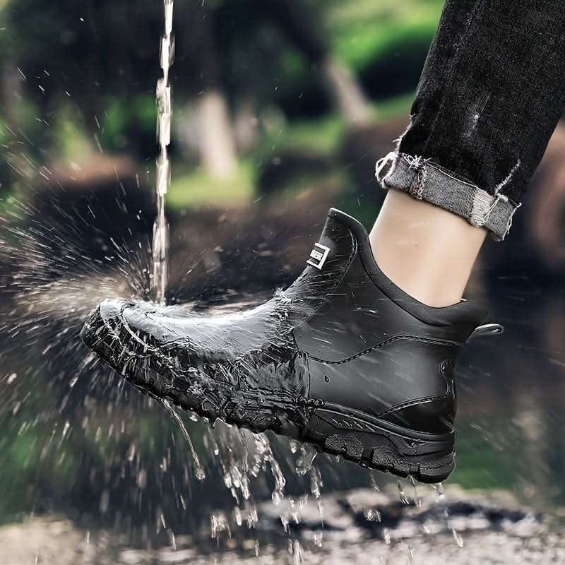 Waterproof Rain Boots with Slip-Resistant Tread and Work-Ready Grip - Image 8