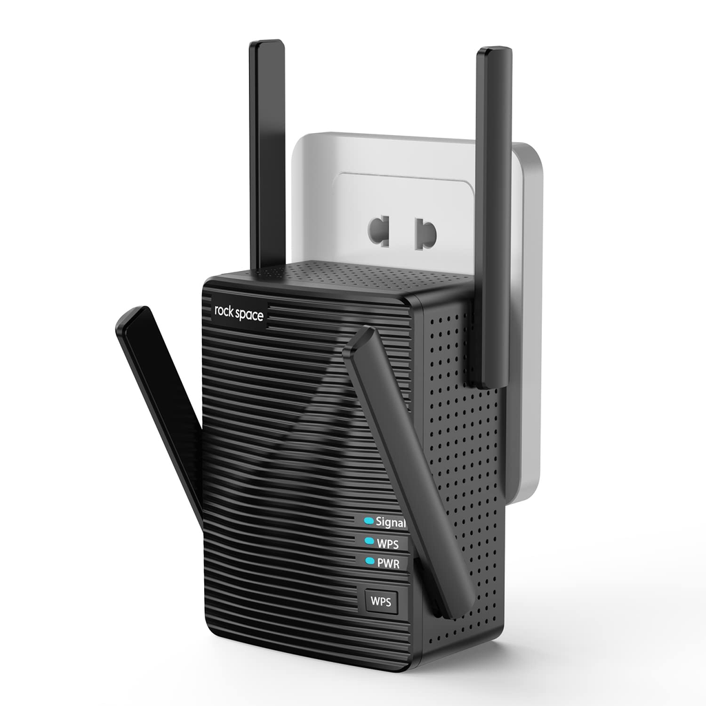 WIFI Extender with Four Antennas Wireless Internet and Booster for Home Coverage Rv - Image 1