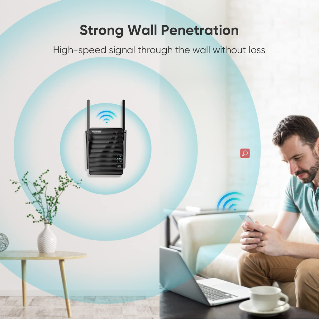 WIFI Extender with Four Antennas Wireless Internet and Booster for Home Coverage Rv - Image 11