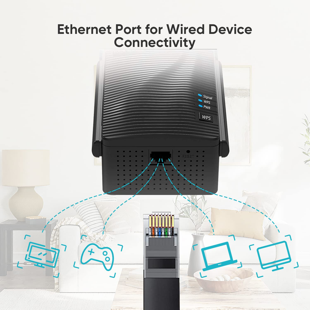 WIFI Extender with Four Antennas Wireless Internet and Booster for Home Coverage Rv - Image 12