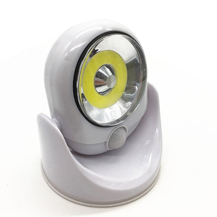 Wireless Outdoor Motion Sensor Light with Adjustable Pivoting Head and Battery Power - Image 4